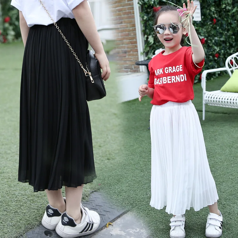 New Kids Girls Pleated   ĿƮ Summer Children Hem Skirts for Girls ̾ ĿƮ  ȭƮ ũ ƽ ĿƮ